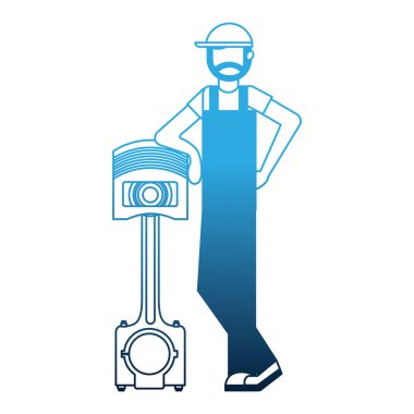 otomotiv piston parça tasarım görüntü ile sakal mekanik