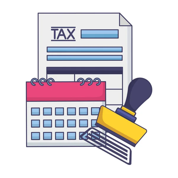 Концепция налоговых платежей — стоковый вектор