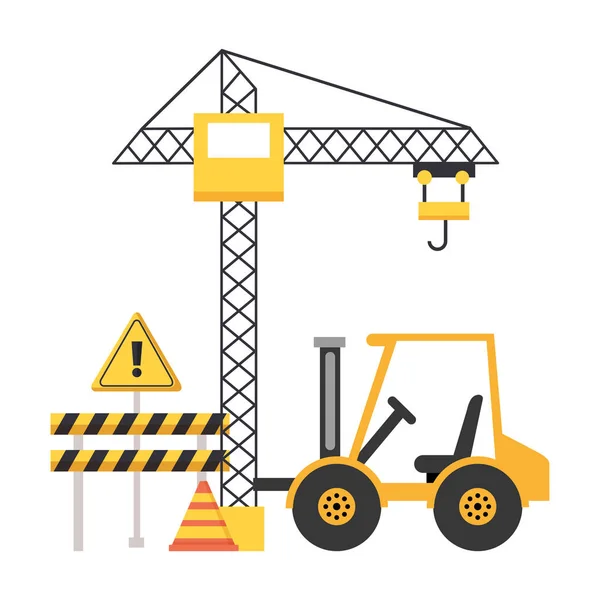 Construction equipment icon — Stock Vector