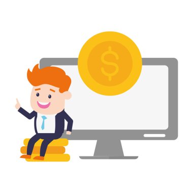 İnsanlar online bankacılık