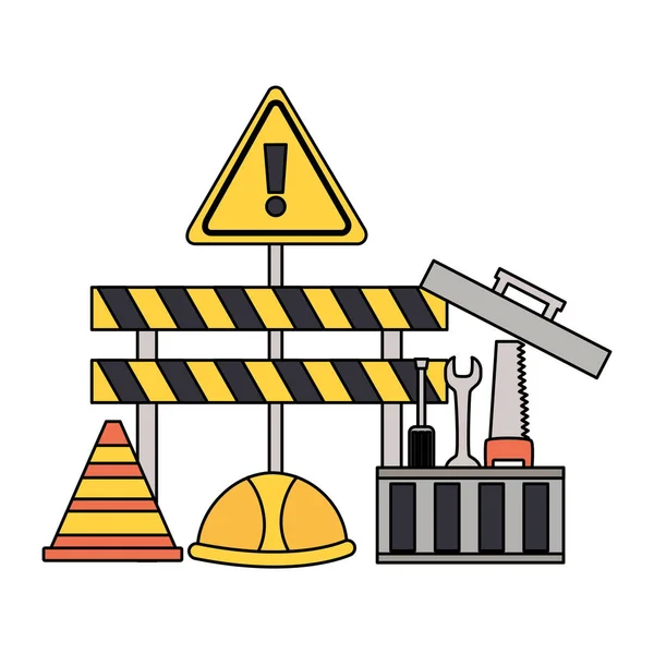 Reparación de equipos de construcción — Vector de stock
