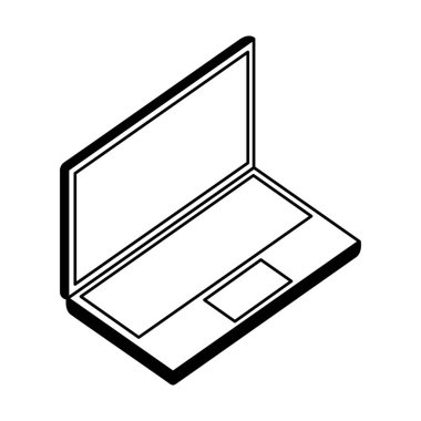 Dizüstü izometrik cihaz dijital Gadget