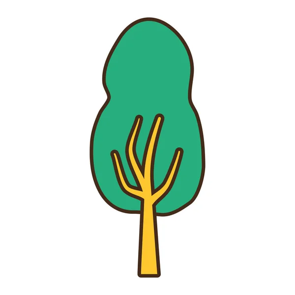 나무 식물림 — 스톡 벡터