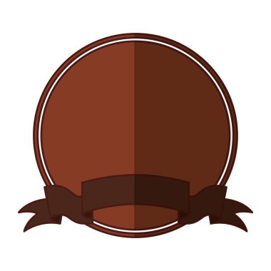 kurdele amblemi izole simgesi