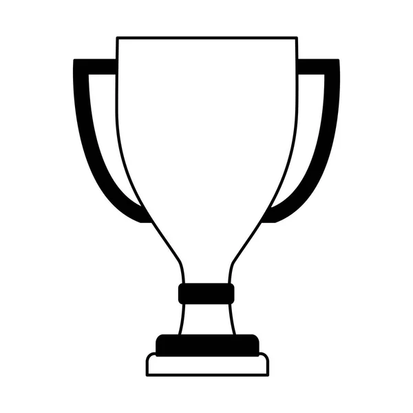 Trófea díj kupa elszigetelt ikon — Stock Vector