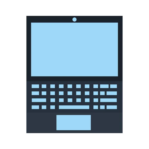 Laptop-Computer-Gerät Tastatur-Technologie — Stockvektor