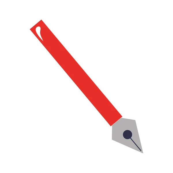 Иконка перьевой ручки — стоковый вектор