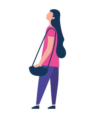 ayakta şekil kadın karakter