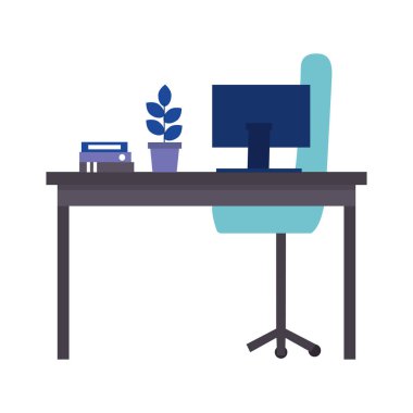 ofis masası bilgisayar klasörü sandalye tesisi