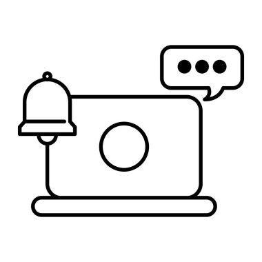 dizüstü bilgisayar konuşma kabarcık çan çağrı merkezi