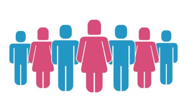 insanlar siluet rakam grubu