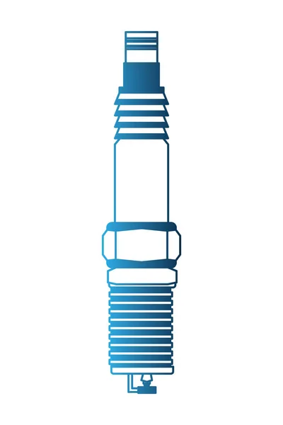Imagem de design de motor de vela de faísca de peças sobressalentes automotivas — Vetor de Stock