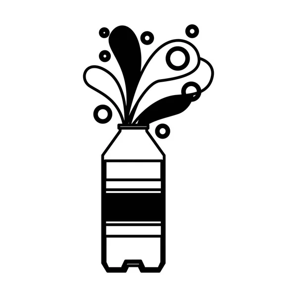 Frisdrank fles geïsoleerde pictogram — Stockvector