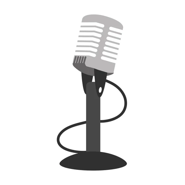 Ícone de som do microfone — Vetor de Stock