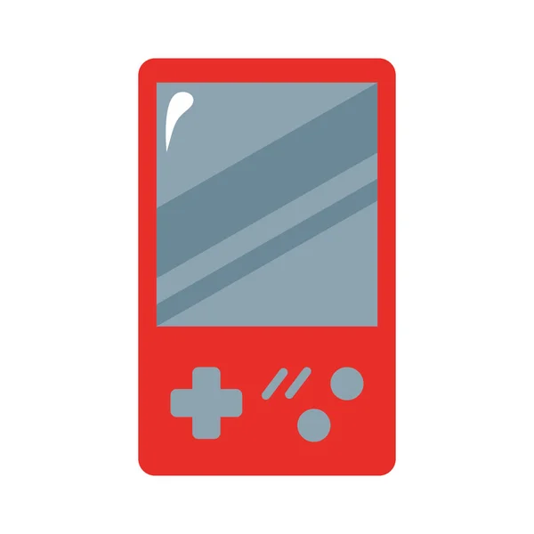 Videospel draagbare geïsoleerde pictogram — Stockvector