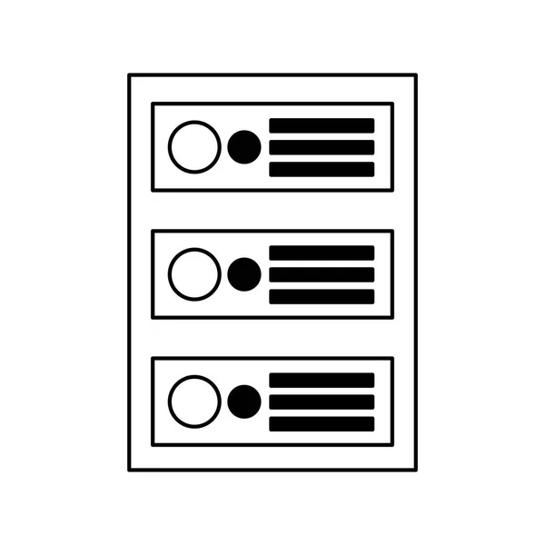 数据服务器存储数据业务 — 图库矢量图片