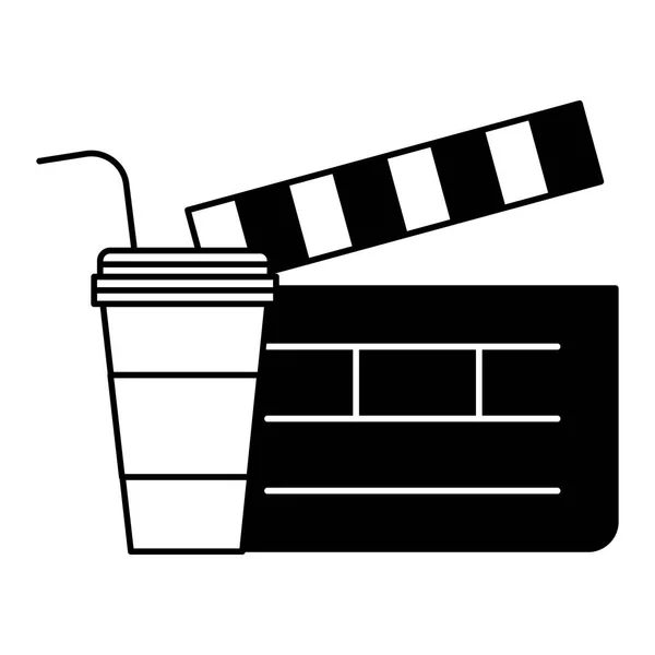 Filmový a sodovky — Stockový vektor