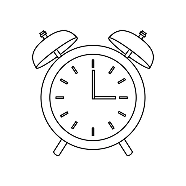 Väckarklocka isolerade ikonen — Stock vektor