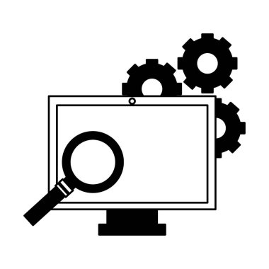 bilgisayar büyüteç dişliler fintech