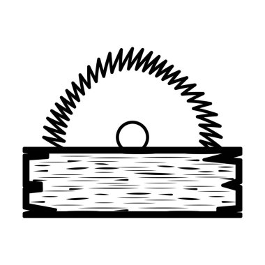 Elektrikli testere araç simgesini