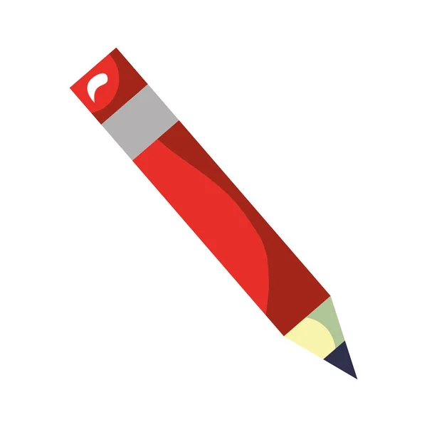 Lápis escrever ícone isolado — Vetor de Stock