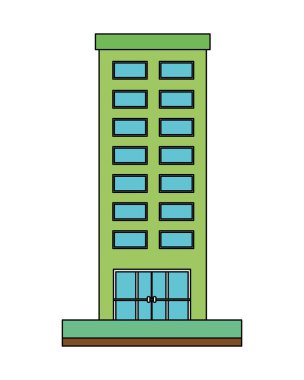 Bina yapısı izole simgesi