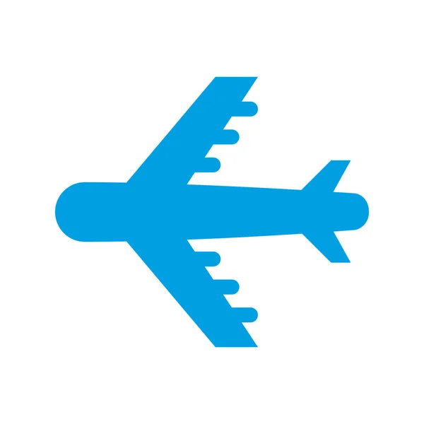 Immagine isolata del pittogramma di trasporto aereo — Vettoriale Stock