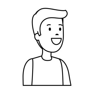 genç adam avatar karakter