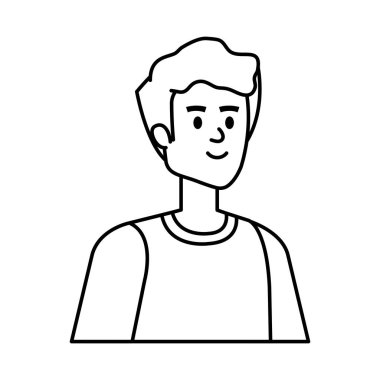 genç adam avatar karakter