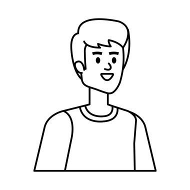 genç adam avatar karakter