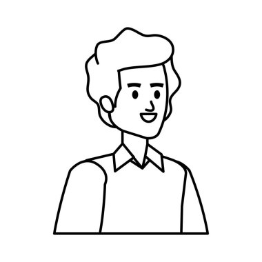 genç adam avatar karakter