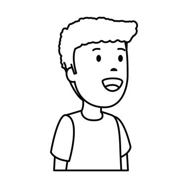 genç adam avatar karakter