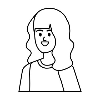 güzel genç kadın karakter