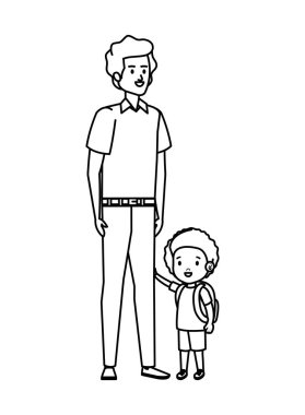 oğul karakterli genç baba