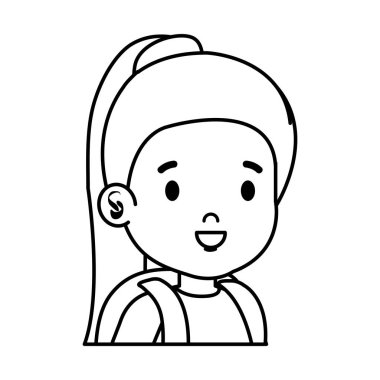 küçük kız çocuk karakter