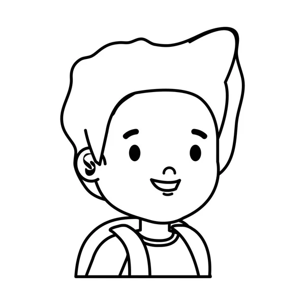 Персонаж маленького хлопчика — стоковий вектор