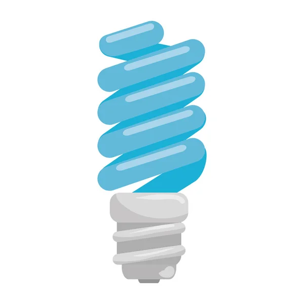 Ícone de energia lâmpada de poupança — Vetor de Stock