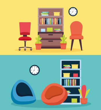 Ofis iç çalışma alanı