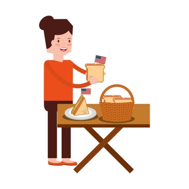 Amerikan Bağımsızlık günü insanlar