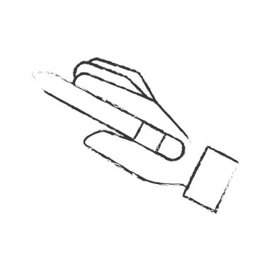 Kalem aracını tutan grafik tasarımcı el