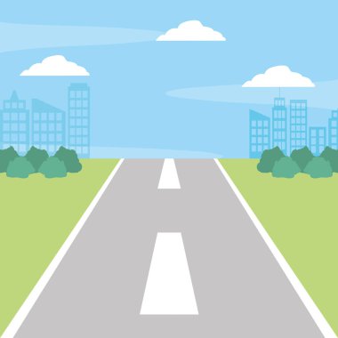 yol cityscape arka plan