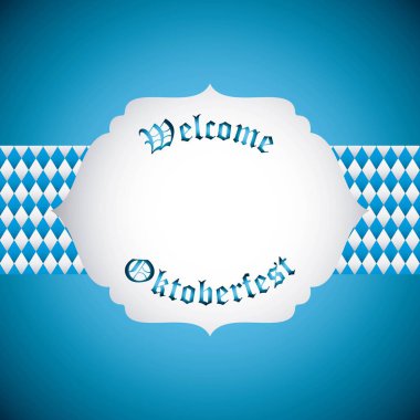 hoş geldiniz oktoberfest Vektör