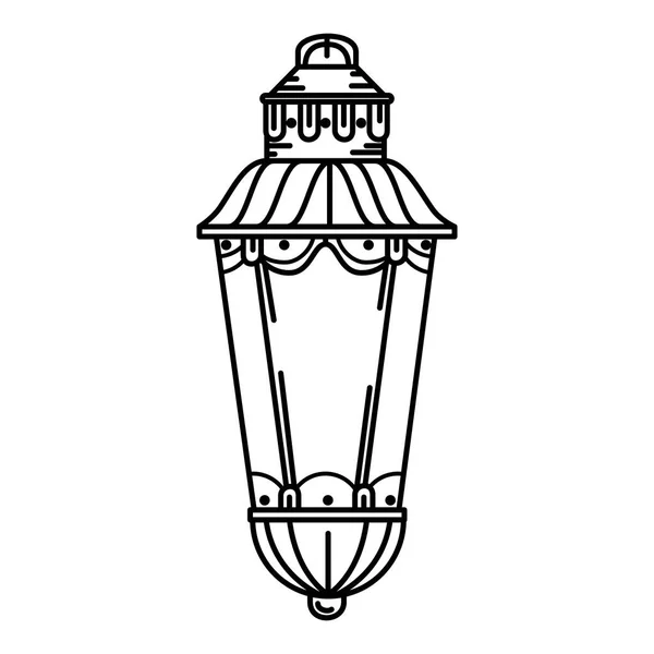 Ramadam karem lampe suspendue — Image vectorielle