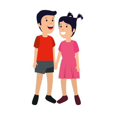 küçük çocuklar çift karakter