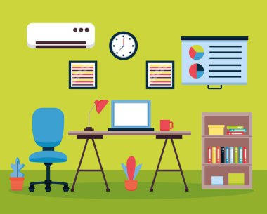 Ofis iç çalışma alanı