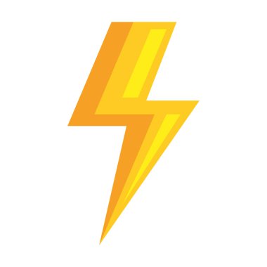 ray gücü izole simgesi