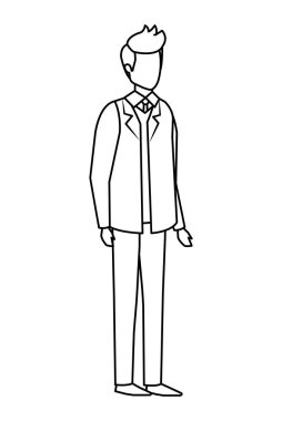 zarif işadamı avatar karakter