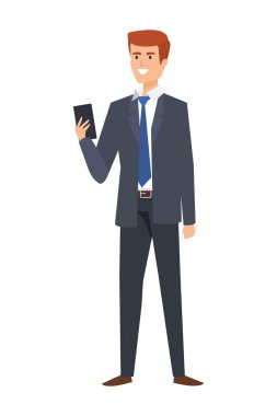 Akıllı telefondan zarif iş adamı arıyor.