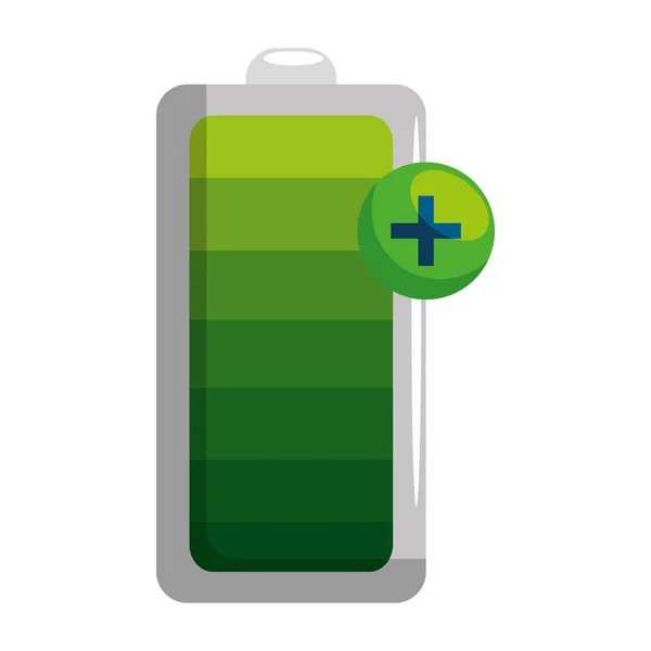 Pictogram batterij energieniveau — Stockvector