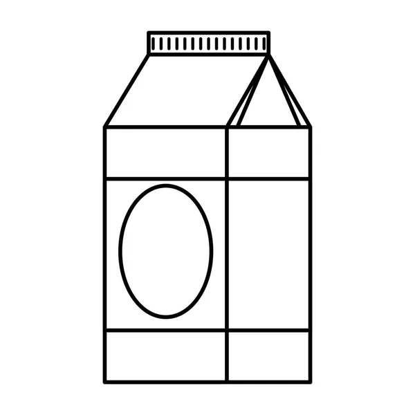 Melk vak gezond pictogram — Stockvector